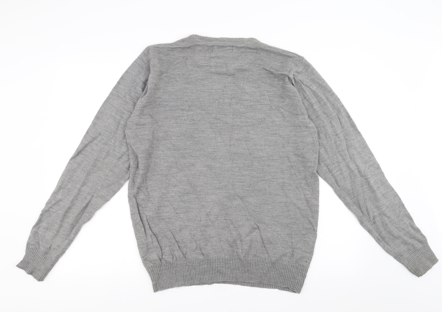 industrialize Mens Grey   Pullover Jumper Size M