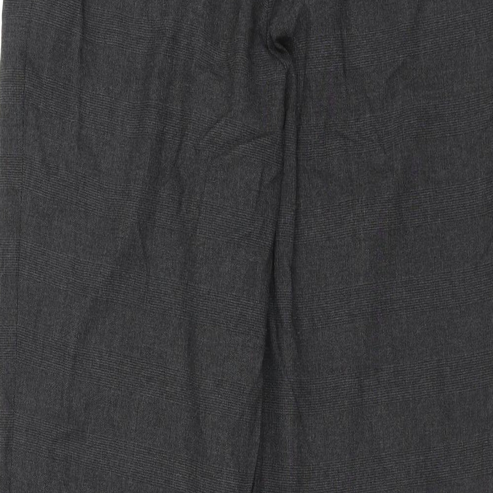 Lebek Womens Grey   Trousers  Size 32 in L28 in