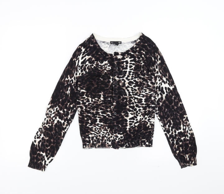 H&M Womens Brown   Cardigan Jumper Size XS
