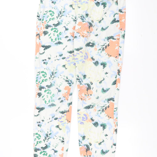Gap Womens Multicoloured Floral Denim Skinny Jeans Size 27 in L28 in - legging jean
