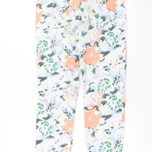 Gap Womens Multicoloured Floral Denim Skinny Jeans Size 27 in L28 in - legging jean