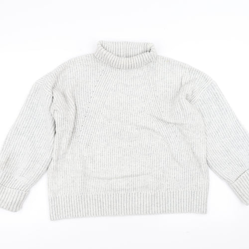 Topshop Womens Grey   Pullover Jumper Size S