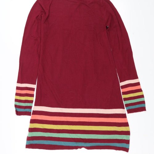 John Lewis Girls Red   Jumper Dress  Size 12 Years