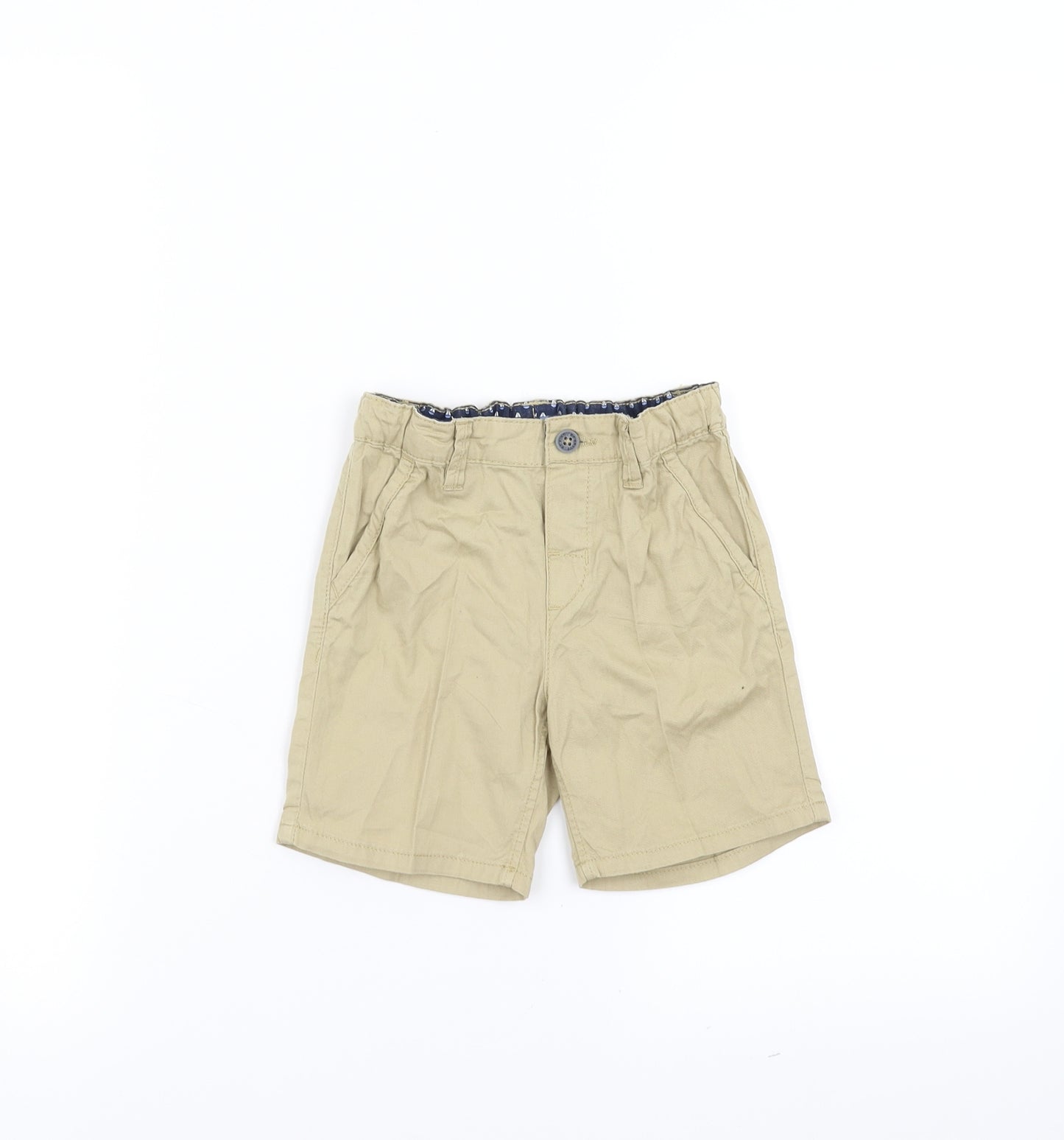 H&M Boys Beige   Cropped Trousers Size 12-18 Months