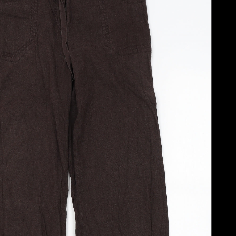 NEXT Womens Brown   Cargo Trousers Size 12 L28 in
