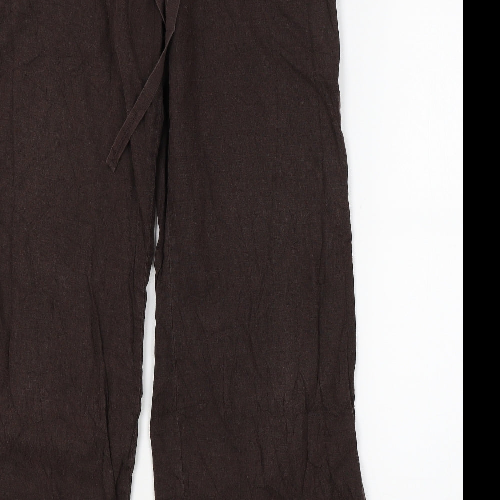 NEXT Womens Brown   Cargo Trousers Size 12 L28 in