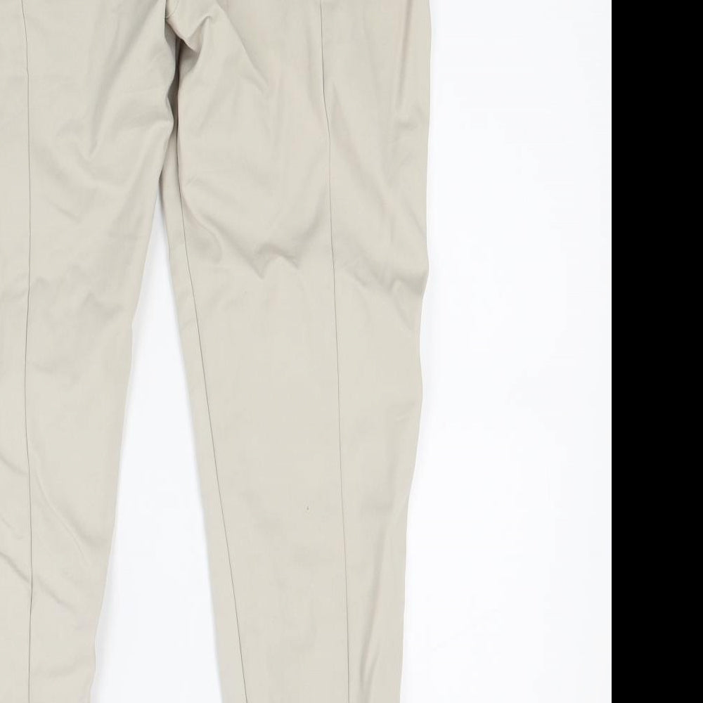 Mango Womens Beige   Trousers  Size 12 L25 in