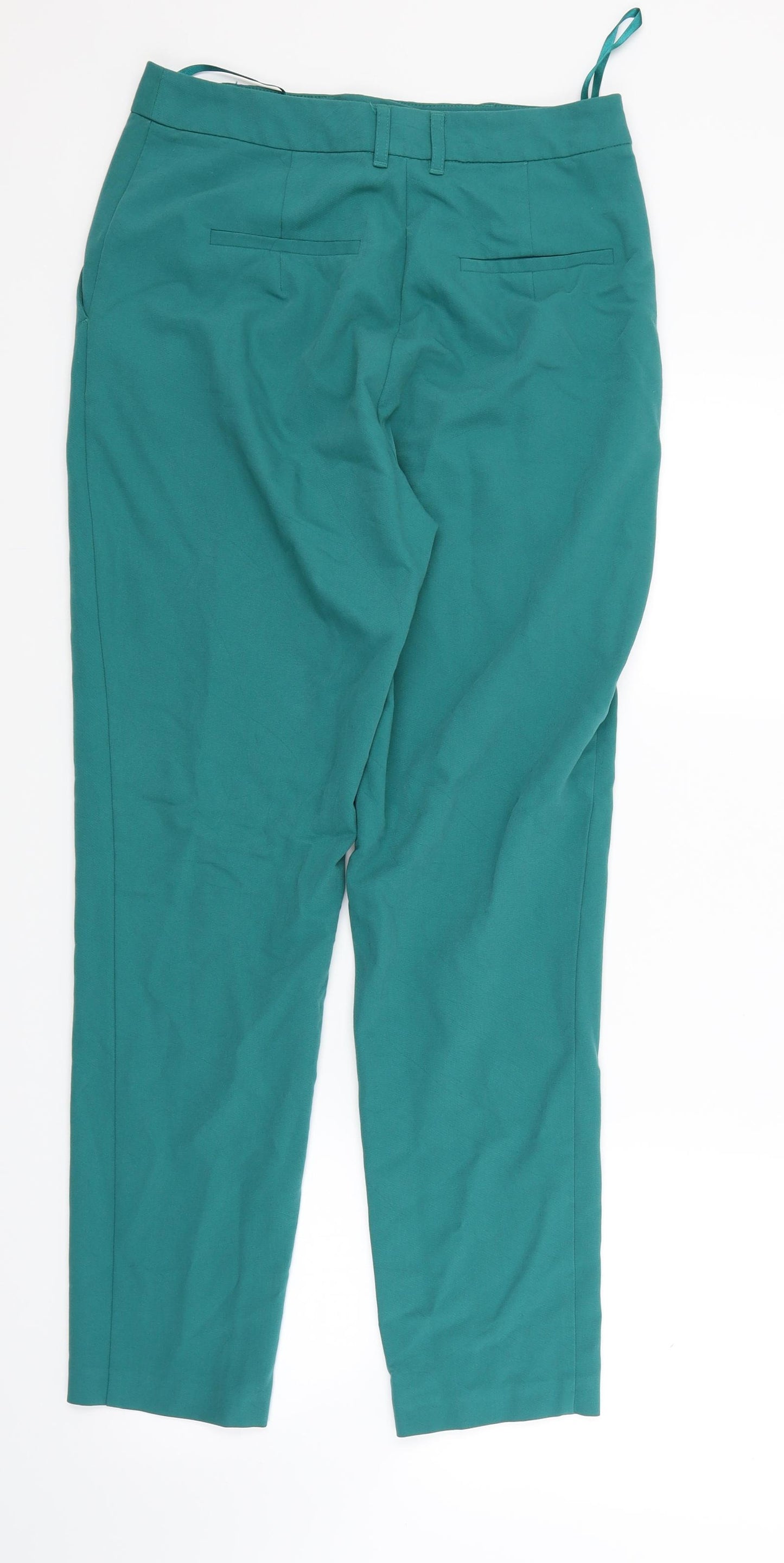 Topshop Womens Green   Trousers  Size 8 L27 in