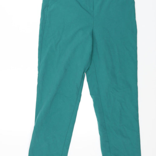 Topshop Womens Green   Trousers  Size 8 L27 in