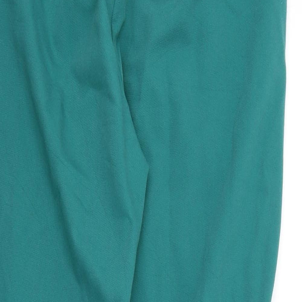 Topshop Womens Green   Trousers  Size 8 L27 in