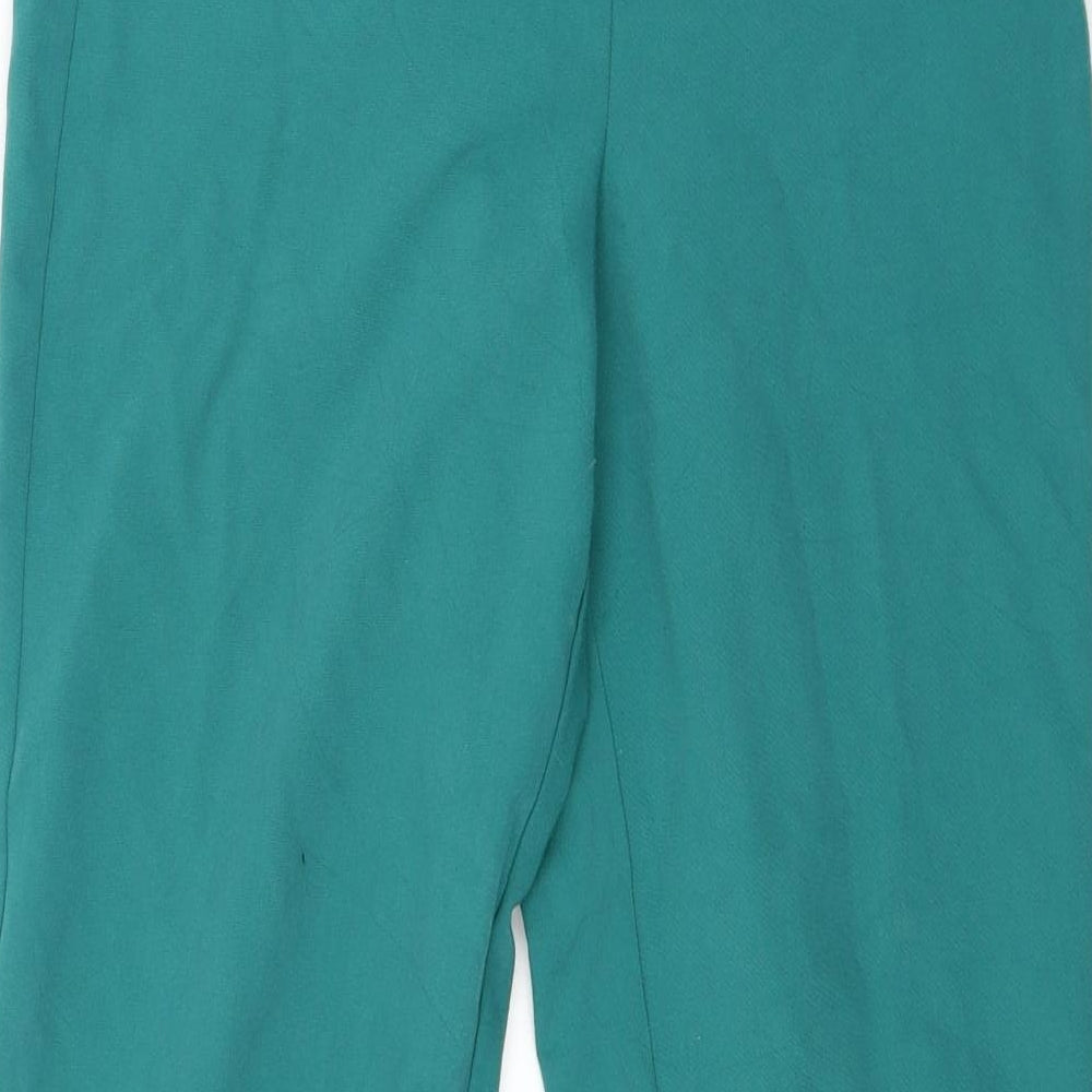 Topshop Womens Green   Trousers  Size 8 L27 in