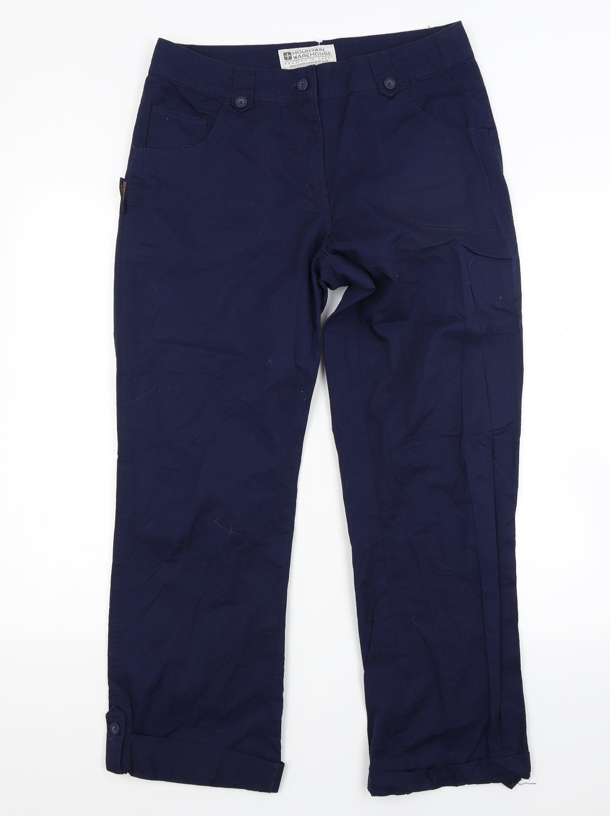 Mountain Warehouse Womens Blue   Trousers  Size 12 L27 in