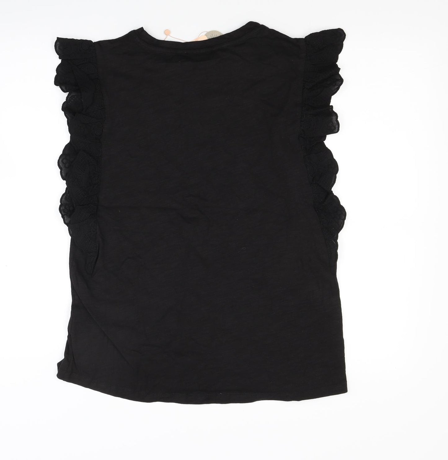 Saint Tropez Clothing Womens Black   Basic T-Shirt Size M