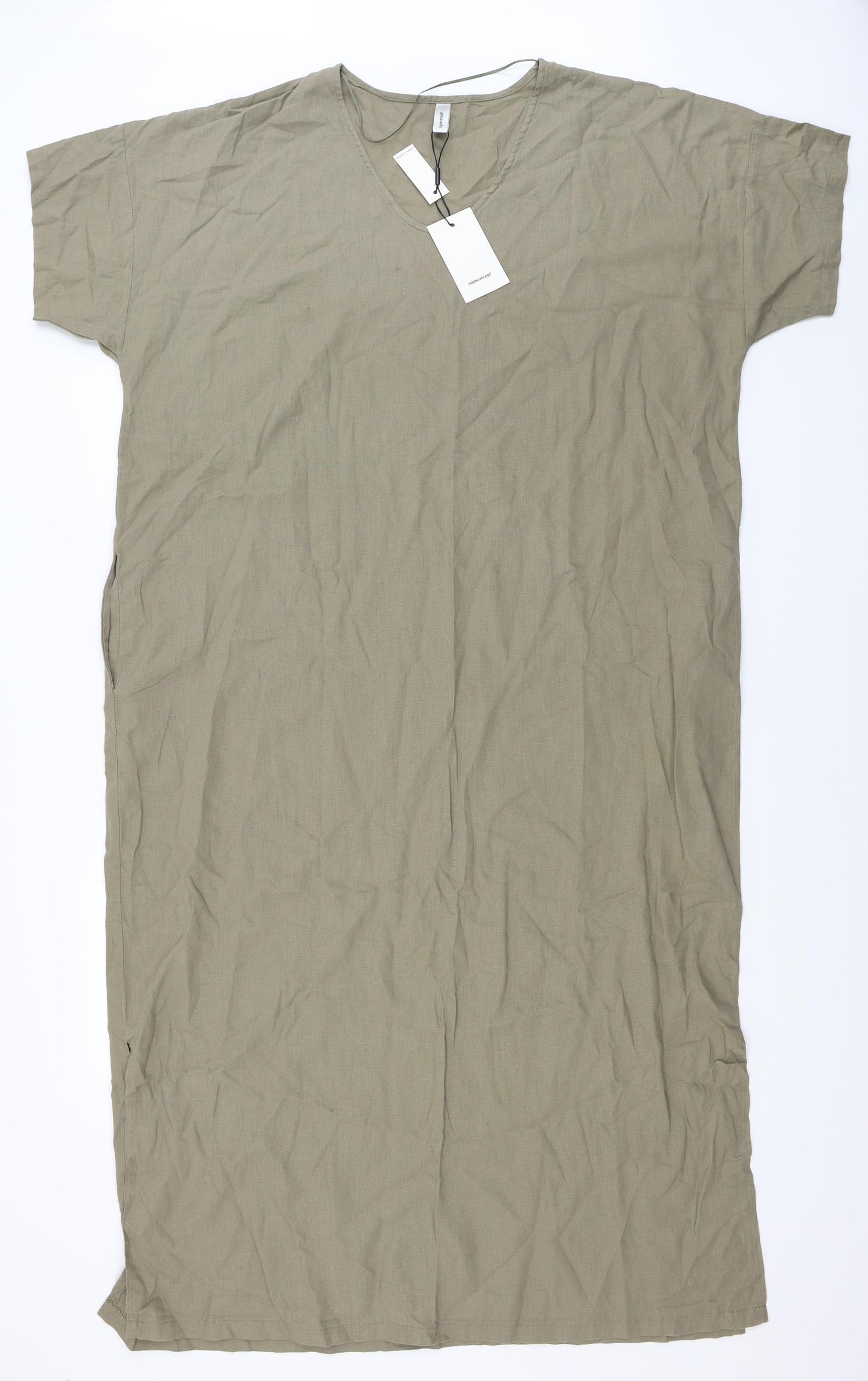 Soyaconcept Womens Green   T-Shirt Dress  Size L