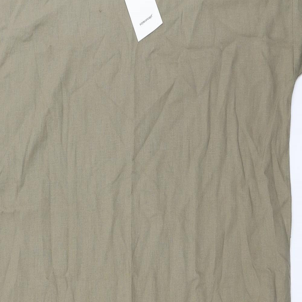 Soyaconcept Womens Green   T-Shirt Dress  Size L