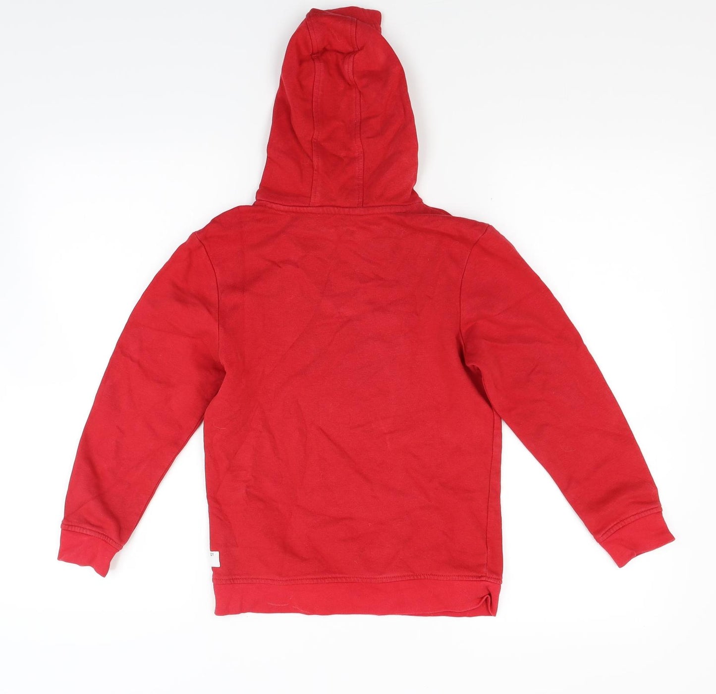 George Boys Red  Jersey Pullover Hoodie Size 8-9 Years  - Attitude