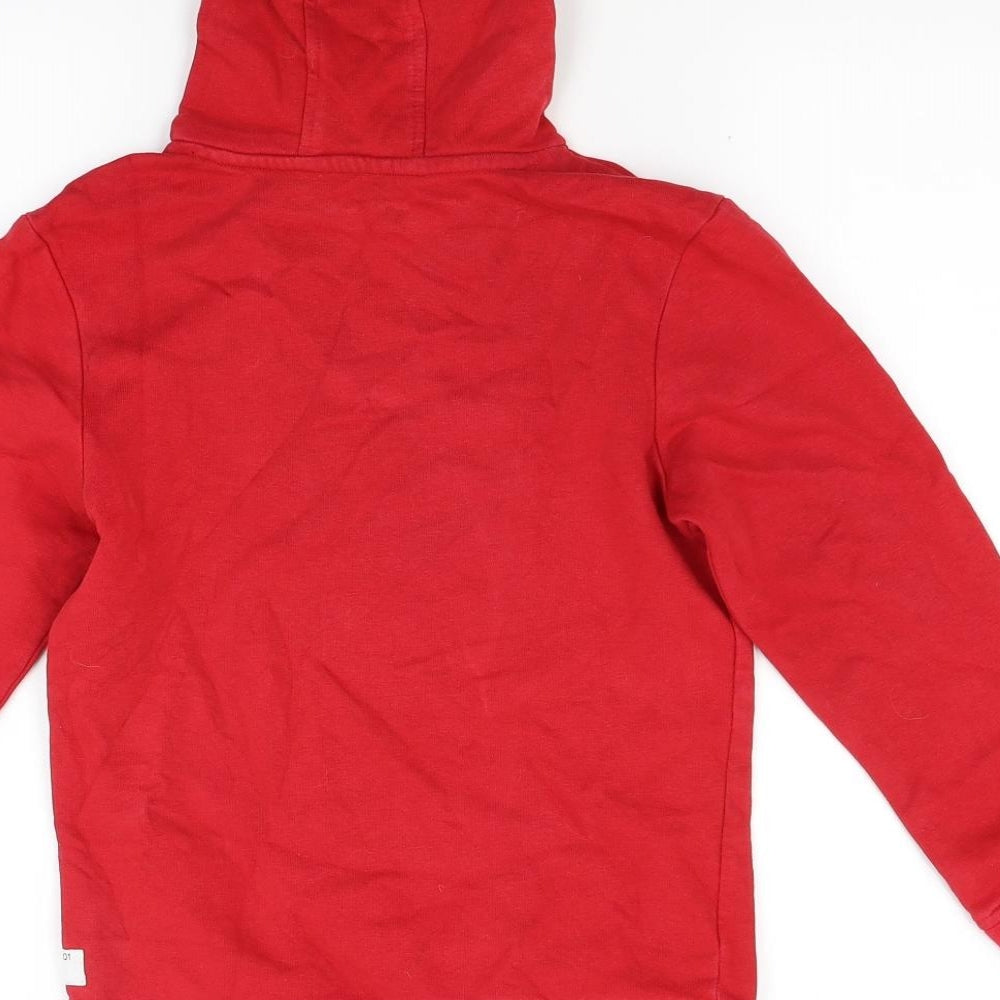 George Boys Red  Jersey Pullover Hoodie Size 8-9 Years  - Attitude