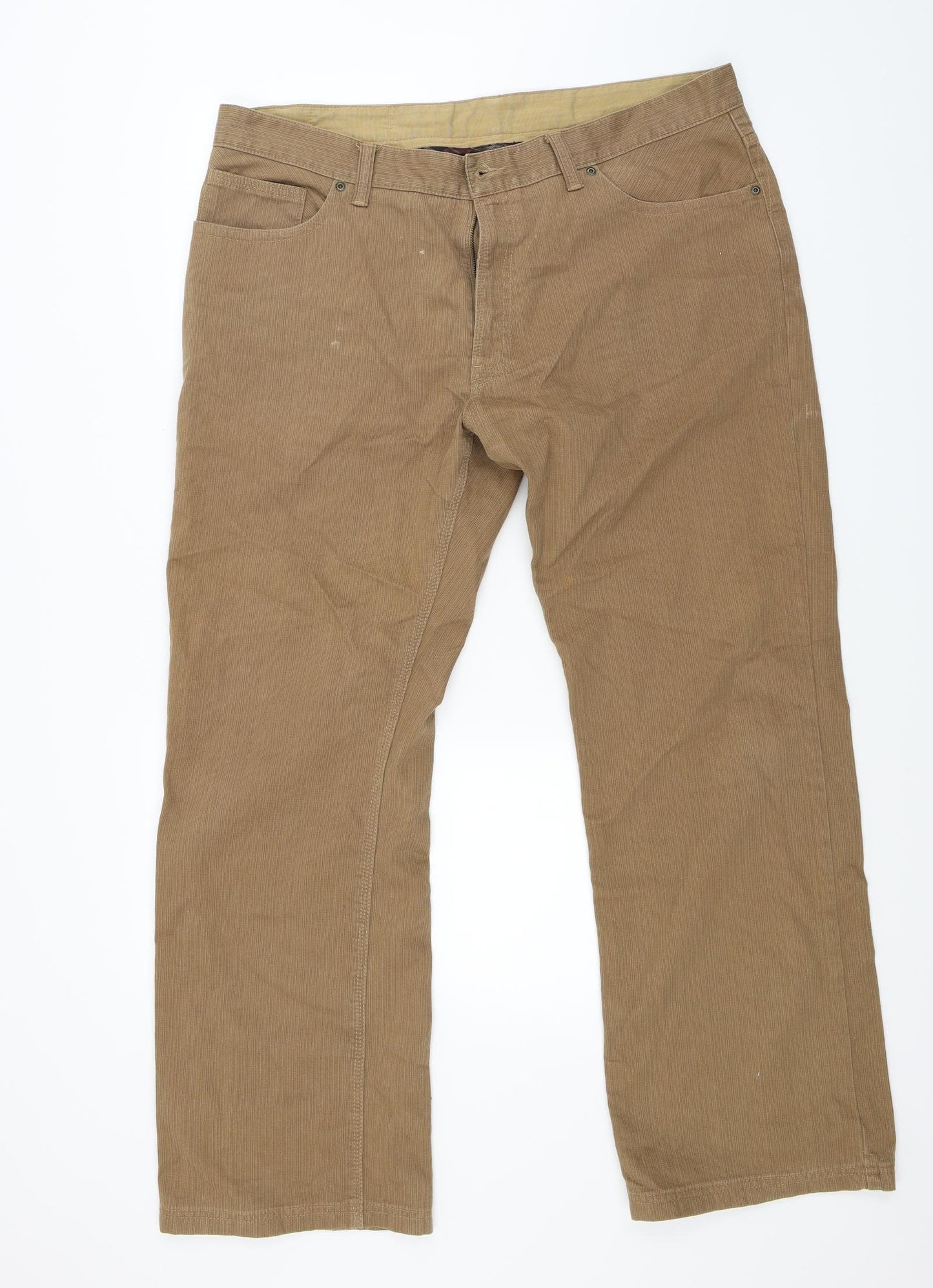 North coast Mens Brown  Denim Straight Jeans Size 40 L31 in