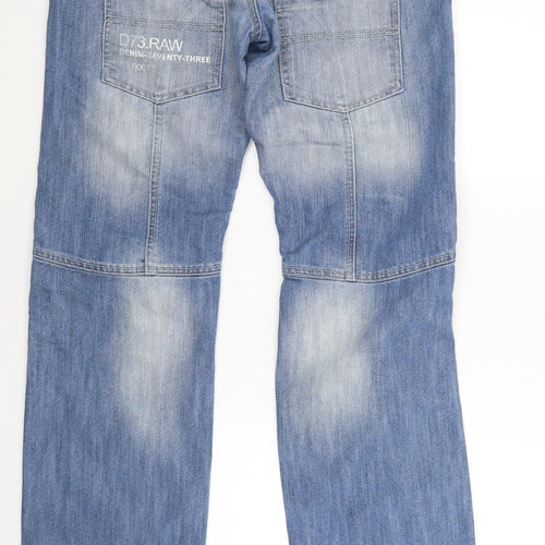 Lee Cooper Mens Blue  Denim Wide-Leg Jeans Size 32 L31 in
