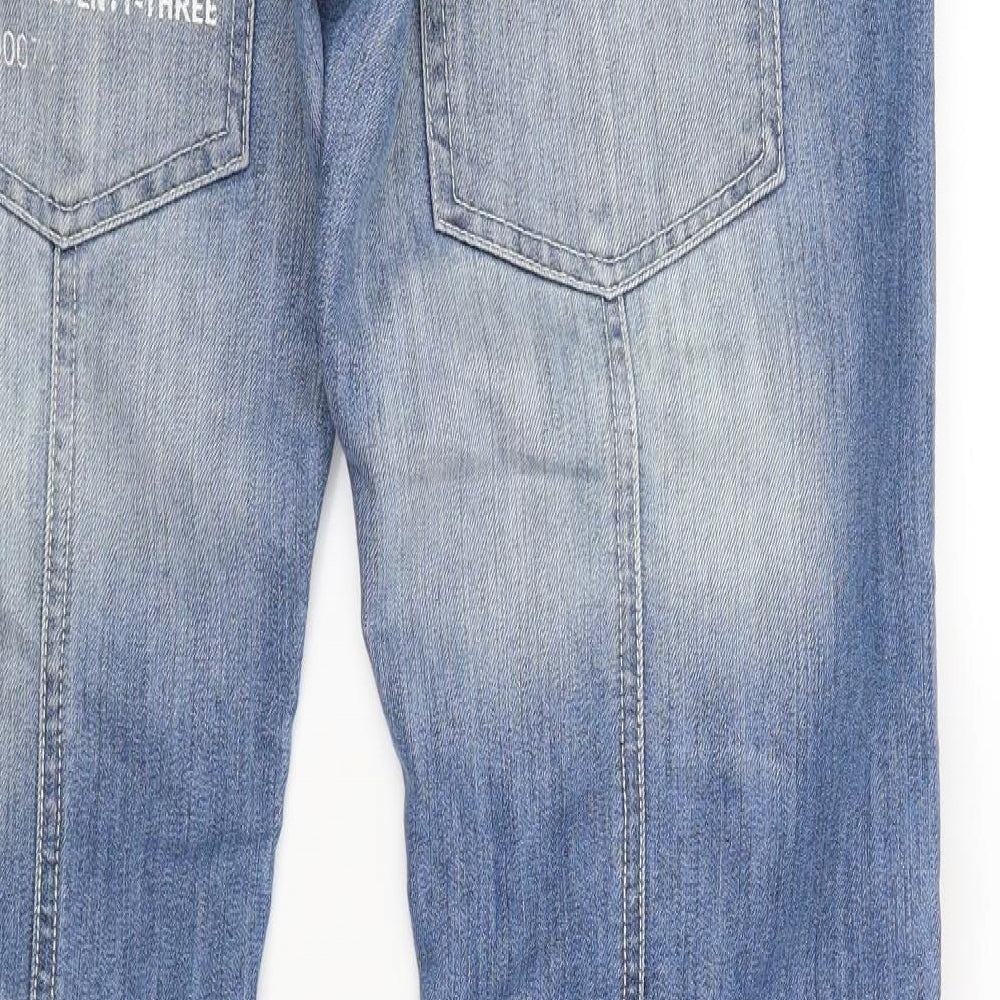 Lee Cooper Mens Blue  Denim Wide-Leg Jeans Size 32 L31 in