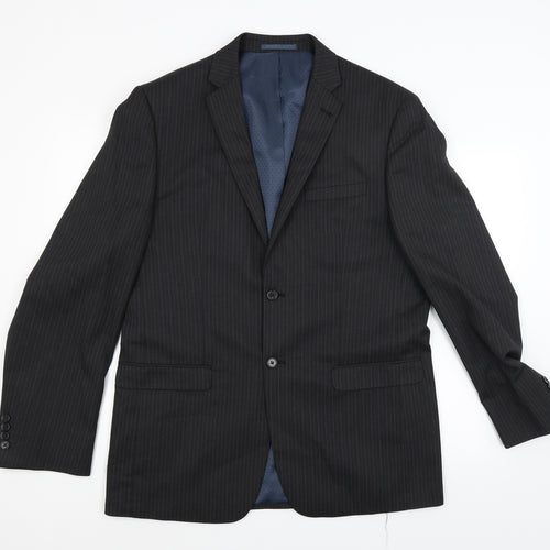 NEXT Mens Grey Striped  Jacket Coat Size 42