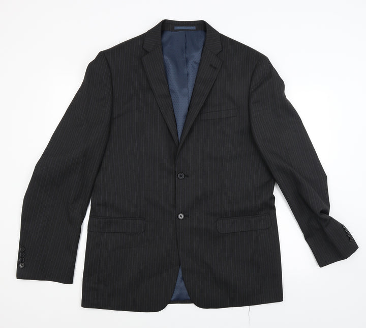 NEXT Mens Grey Striped  Jacket Coat Size 42