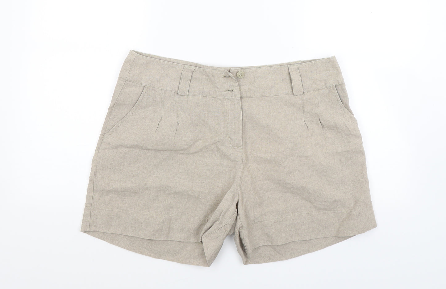 Per Una Womens Beige   Chino Shorts Size 16