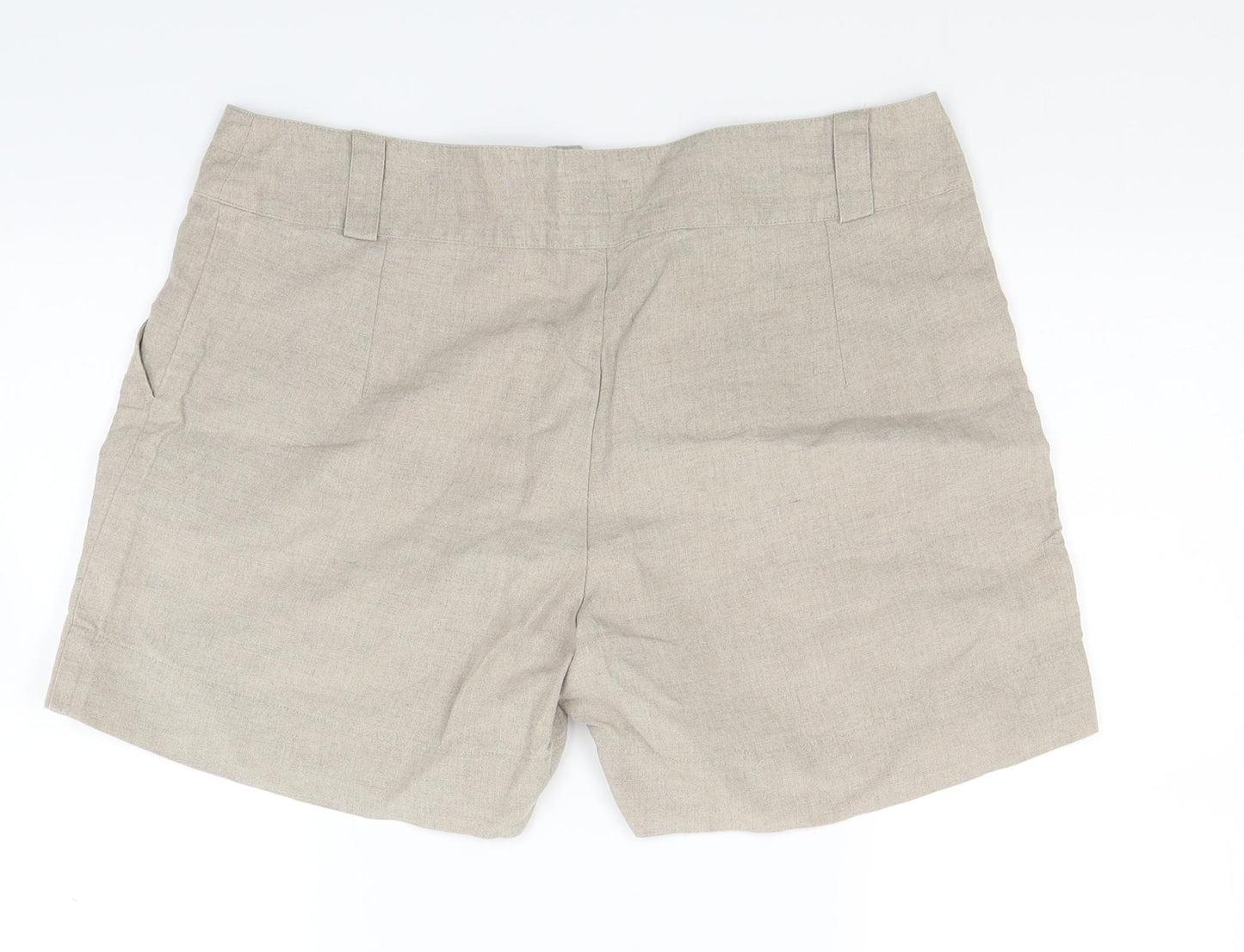 Per Una Womens Beige   Chino Shorts Size 16