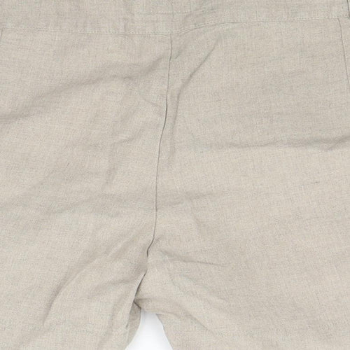 Per Una Womens Beige   Chino Shorts Size 16