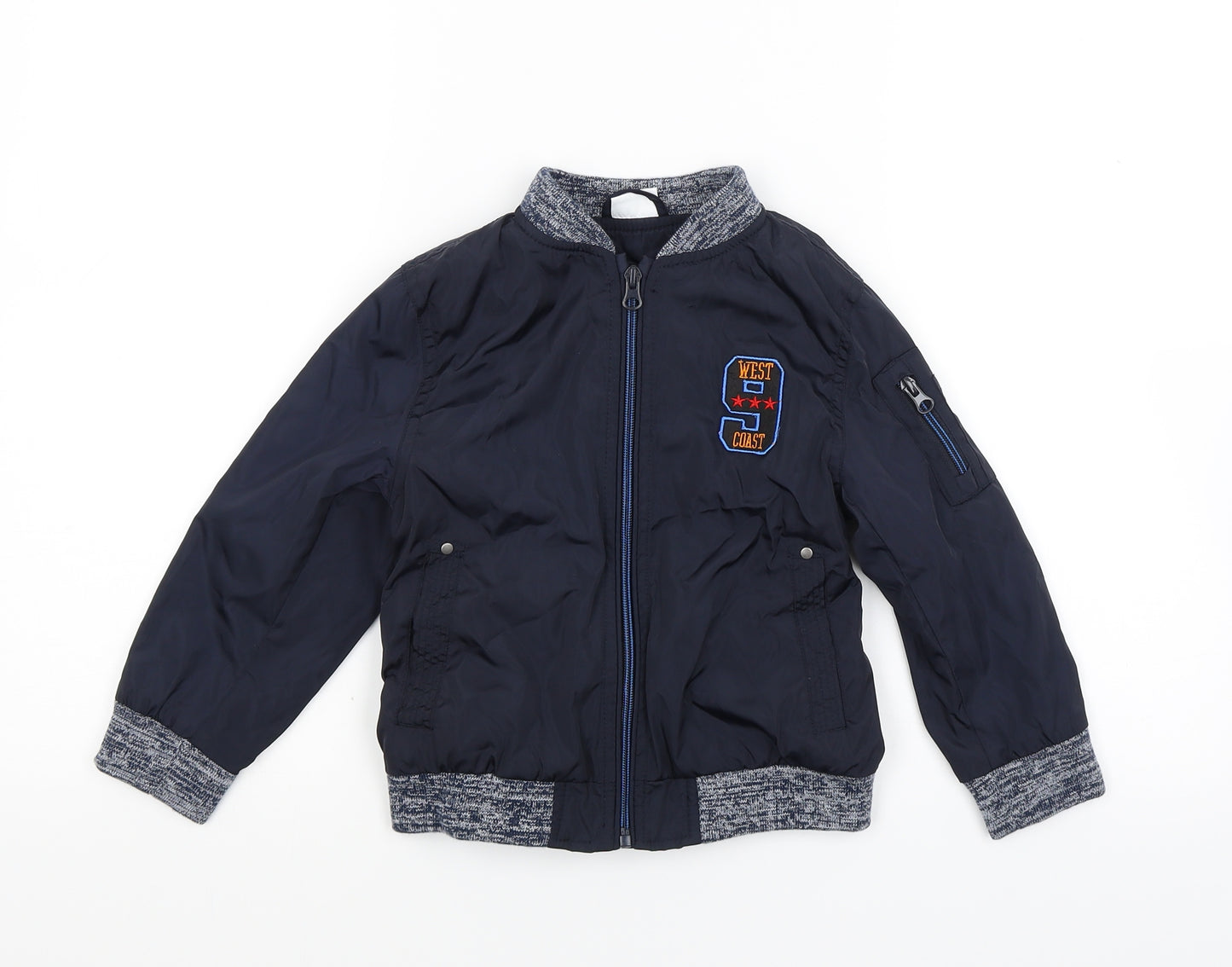 F&F Boys Blue   Jacket Coat Size 4-5 Years  - West coast