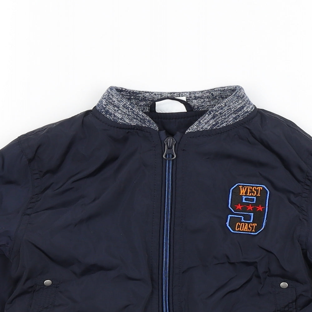 F&F Boys Blue   Jacket Coat Size 4-5 Years  - West coast