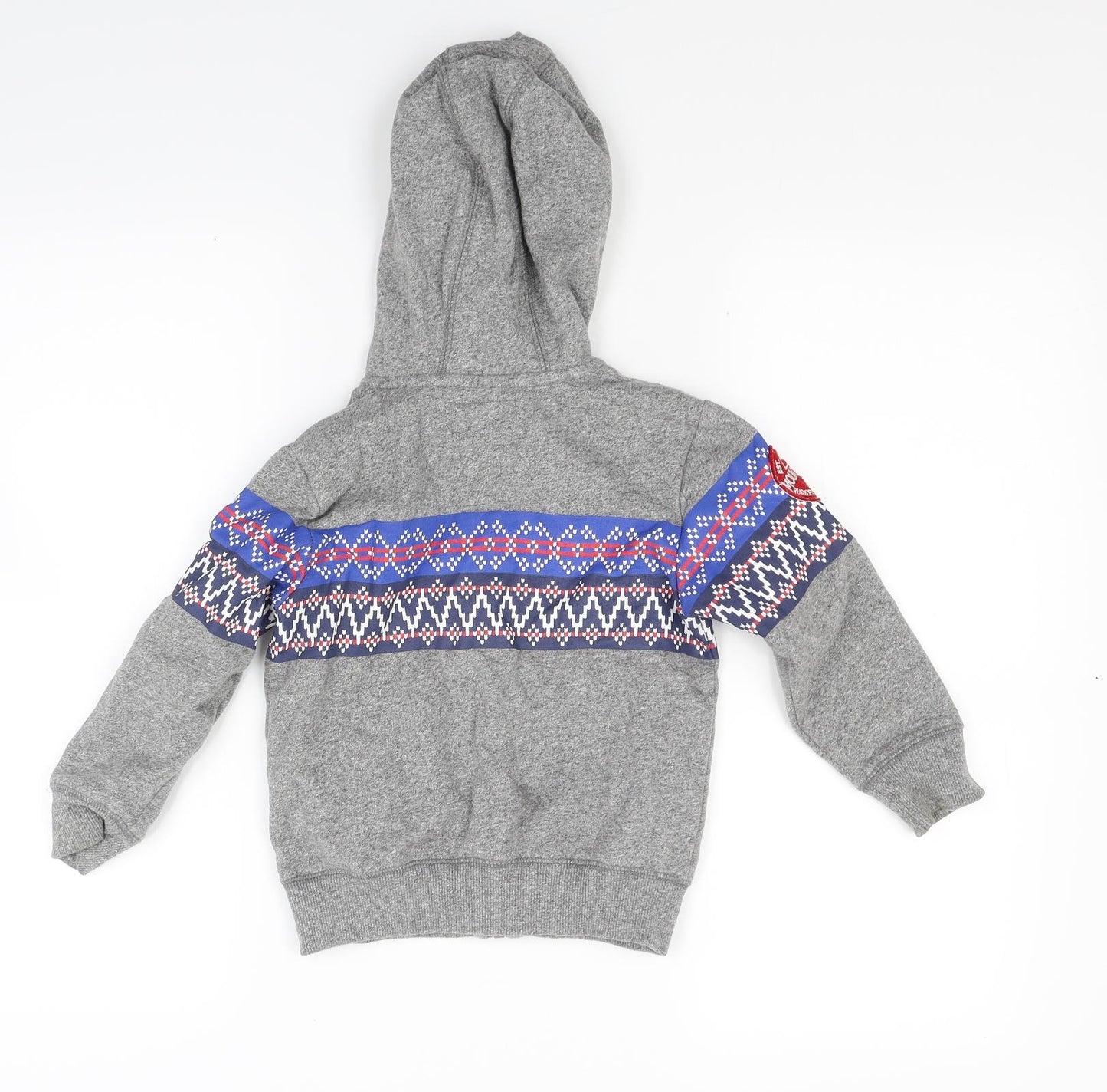TU Boys Grey  Jersey Full Zip Hoodie Size 2-3 Years