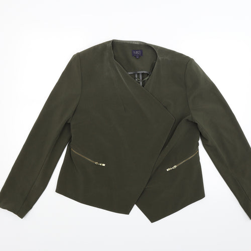 Marks and Spencer Womens Green   Jacket Coat Size 10
