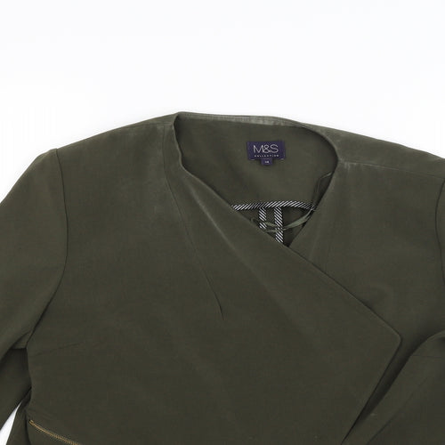 Marks and Spencer Womens Green   Jacket Coat Size 10