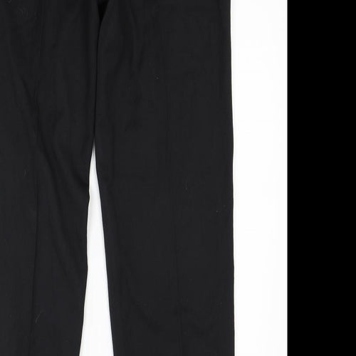 Preworn Mens Black   Trousers  Size 30 L29 in - Zipped pockets