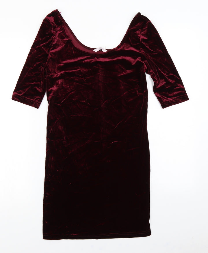 New Look Womens Purple Bodycon Size 12