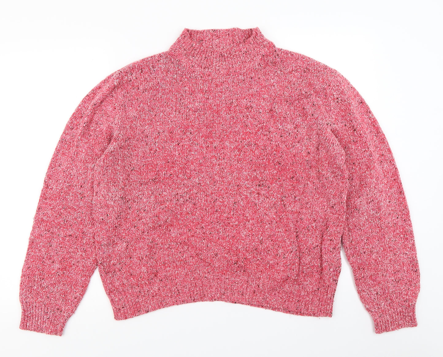 Damart Womens Pink  Knit Pullover Jumper Size 18