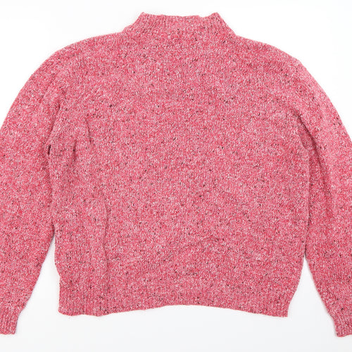 Damart Womens Pink  Knit Pullover Jumper Size 18