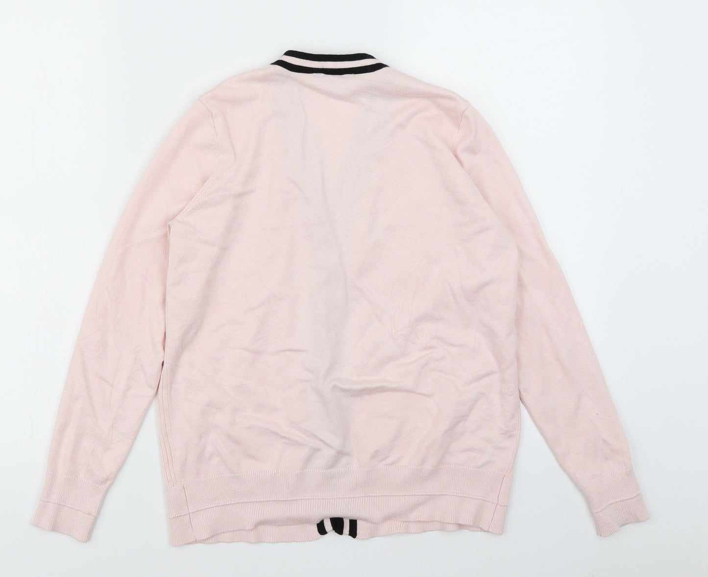 M&Co Womens Pink  Knit Cardigan Jumper Size 10