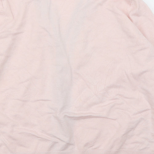 M&Co Womens Pink  Knit Cardigan Jumper Size 10