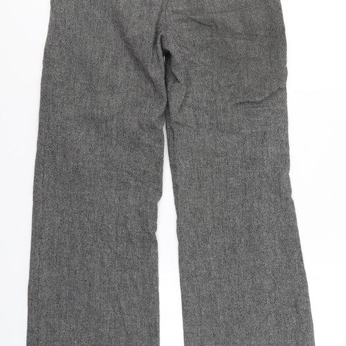 H&M Womens Grey   Trousers  Size 8 L28 in