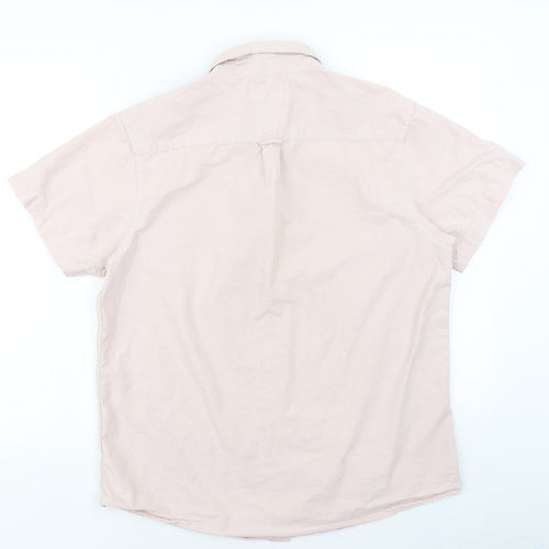 Primark Mens Pink    Button-Up Size L