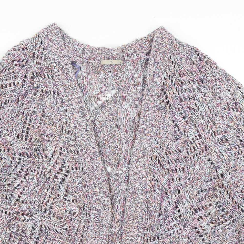 TU Womens Purple   Cardigan Jumper Size 16