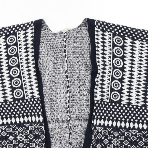 TU Girls Blue Batik  Cardigan Jumper Size 11 Years