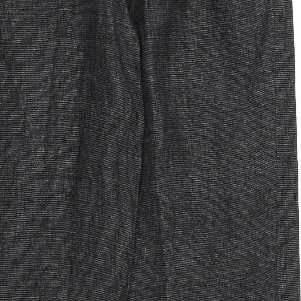 M&S Collection Womens Grey   Trousers  Size 10 L28 in