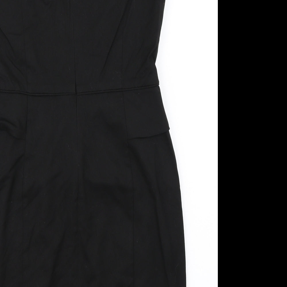 Warehouse Womens Black   Pencil Dress  Size 14