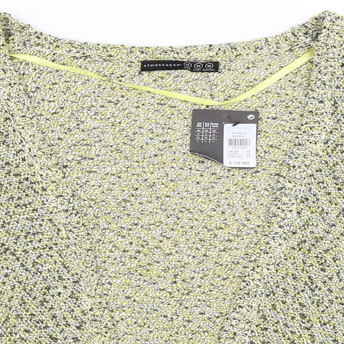 Atmosphere Womens Yellow   Cardigan Jumper Size M