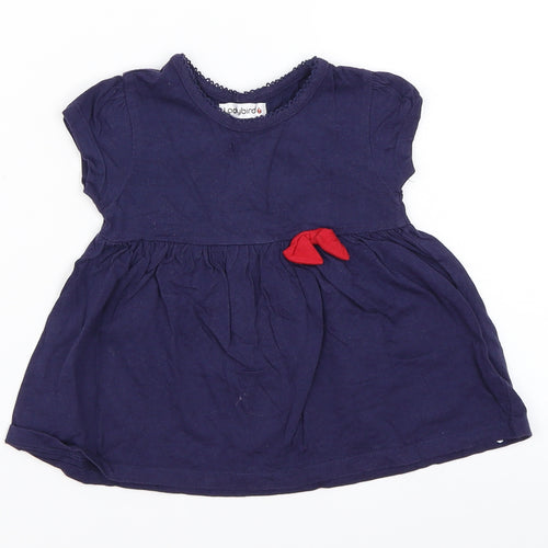 Ladybird Girls Blue   Skater Dress  Size 18-24 Months