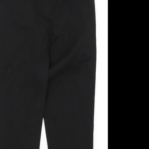 M&S Girls Black   Chino Trousers Size 9-10 Years