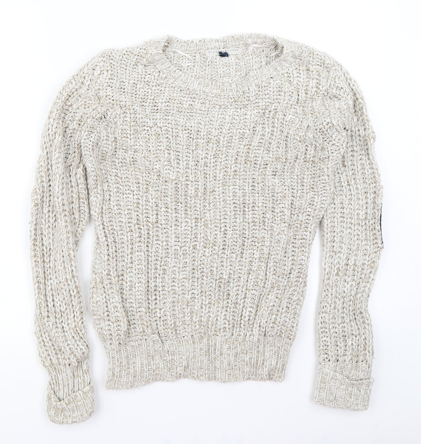 Blonde + Blonde Womens Beige   Pullover Jumper Size 8
